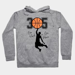 305 Miami basketball Hoodie